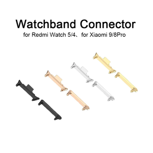 Versatili cinturini per orologi colorati in acciaio inox connettori per orologio <span class=keywords><strong>Redmi</strong></span> 5 4 per <span class=keywords><strong>Xiaomi</strong></span> Band 8 <span class=keywords><strong>Pro</strong></span> 9 <span class=keywords><strong>PRO</strong></span> - Product Image 4