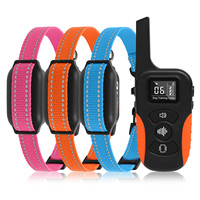 IP67 Wasserdichtes, wiederauf lad bares Stoßdämpfer halsband 1000M Remote Pet Dog Trainings halsband