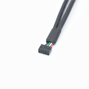 Cable USB 2.0 de 9 Pines para Placa Base con Puertos USB Dobles, Paso de 2.54mm, Tipo Dupont, con Orificios para Tornillos - Product Image 2