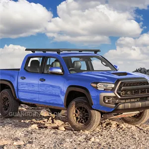 Precio de fábrica ULON 4X4 portaequipajes de acero todoterreno con barra transversal para camioneta portaequipajes de techo negro para Toyota Tacoma 2005 + - Product Image 6