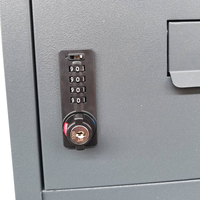Allemagne Smart Postbox Boîte aux lettres en métal résistant aux intempéries et boîte de livraison de colis Dropbox Briefkasten pour le stockage de colis en toute sécurité