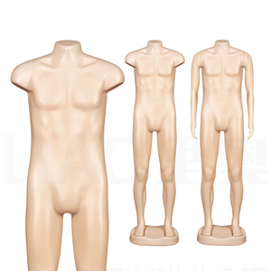 Vente en gros d'usine de mannequins masculins bon marché en plastique pour hommes support PE factice avec stock grande taille pour l'affichage de vêtements en Afrique et en Amérique du Sud - Product Image 1