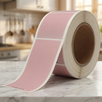 Etiqueta Autoadhesiva Personalizada al por Mayor, Rollo de Vinilo en Blanco con Logotipo Impreso, Etiqueta de Transferencia de Calor Resistente al Agua