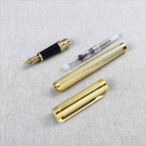 Custom Gold <b>Silver</b> High Quality Metal Luxury Fountain <b>Pen</b> Customer's Logo Writing 0.5mm Diameter Custom <b>Pens</b> for Student - Product Image 4