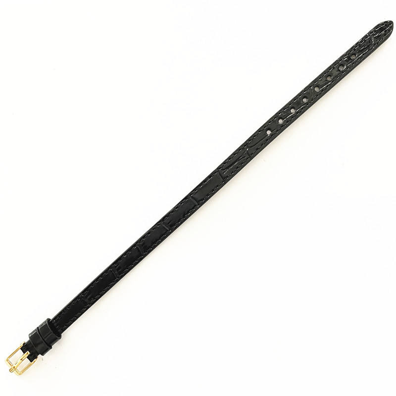 หัวเข็มขัดสีทอง10มม. สีดำ