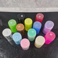Coloré miroitant paillettes 16oz 20oz verre gobelet couverture de remplacement Durable strass Bling acrylique couvercles anti-déversement Portable
