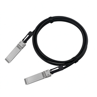 Kabel Tembaga DAC 100G 1m 3m 5m Direct Attach, Kabel Serat Optik QSFP28 untuk Switch Cisco, Data Center, Kabel Pasif 100G