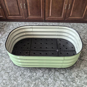 <span class=keywords><strong>Bac</strong></span> <span class=keywords><strong>à</strong></span> légumes surélevé imperméable, grandes jardinières pour légumes, pots de fleurs d'<span class=keywords><strong>extérieur</strong></span> avec plateau - Product Image 4