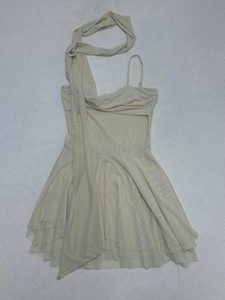 Vestido Mini Elegante Francés de Un Solo Hombro con Diseño Fruncido y Cuello Drapeado, Cintura Ajustada, Estilo Camisero, Ideal para Fiestas, con Dobladillo Asimétrico que Favorece la Figura - Product Image 6
