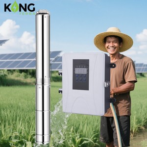 48V 500W komple kiti paslanmaz çelik derin kuyu <span class=keywords><strong>dalg</strong></span>ıç güneş su pompası tarım sulama için - Product Image 1