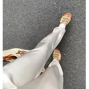 <span class=keywords><strong>Chanclas</strong></span> Tejidas Vintage para Exteriores, Sandalias Planas Casuales de <span class=keywords><strong>Playa</strong></span> para <span class=keywords><strong>Mujer</strong></span>, Verano 2025 - Product Image 6