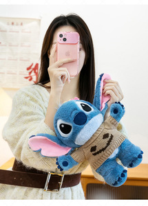 Lindo Colgante de Peluche con Forma de Animal, Muñeco de Peluche con Algodón PP, Llavero con Luz, Forma 3D, Portátil - Product Image 3