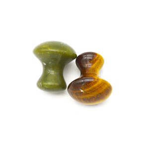 Masajeador Facial de Ojo de Tigre Natural Tallado a Mano para Aliviar Arrugas y Relajar los Músculos, Nuevo - Product Image 6