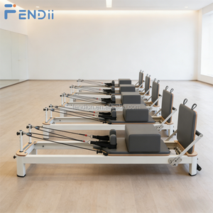 <span class=keywords><strong>Reformer</strong></span> Pilates Profesional Busa Kepadatan Tinggi dengan Footbar untuk Pusat Kebugaran - Product Image 1