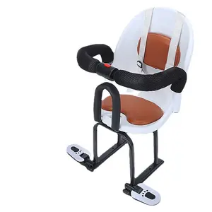 Asiento delantero seguro para niños, bicicleta eléctrica, cómodo