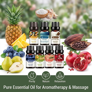 Aceite Esencial Puro para Aromaterapia 10ml, Extracto de Plantas Orgánicas para Difusor y <span class=keywords><strong>Humidificador</strong></span>, Más de 30 Aromas, Aceite de Masaje y Fragancia al por Mayor - Product Image 1