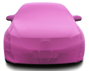 Housse de voiture extensible colorée personnalisée, haute élasticité, anti-poussière, housse de protection automobile en tissu élastique pour intérieur, OEM disponible - Product Image 3