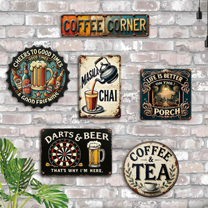 Personnalisé 15*30cm Vintage Métal Tin Sign Plaque D'immatriculation De Voiture Art Mural <span class=keywords><strong>Decora</strong></span> Moto Garage Plaque D'immatriculation Tin Signs En Gros - Product Image 2