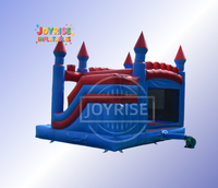 Château gonflable de qualité supérieure sur le thème Joyeux Anniversaire, en PVC écologique, pour usage commercial, taille personnalisée, combo château gonflable