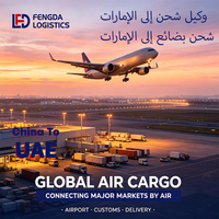 Agent de dédouanement pour le transport aérien DDP, service logistique CIF vers l'aéroport international de Dubaï aux Émirats arabes unis