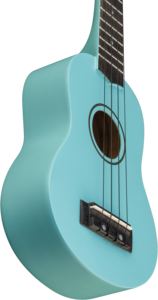 EKO GUITARS - UKU PRIMO SOPRANO BLEU, Ukulélé soprano HQ, dessus en bouleau, côtés, dos, manche, touche en résine, finition satinée - Product Image 5