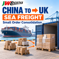Transit maritime Chine-Royaume-Uni : Agent de consolidation et services logistiques pour petites commandes commerciales