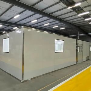 Fácil de instalar Gmp libre de polvo acrílico limpio cobertizo portátil Iso5 aluminio/acero inoxidable cabina de sala limpia con Ffu - Product Image 5