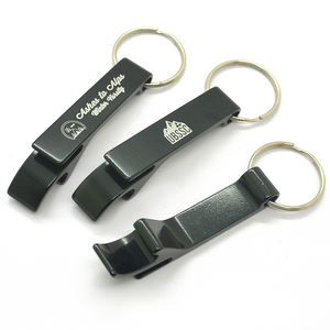 Porte-clés OEM en gros d'usine, décapsuleur de mariage, décapsuleur de bière et de vin en aluminium, porte-clés personnalisés - Product Image 1