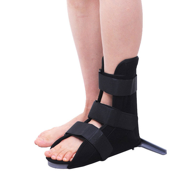 Orthopedic T-shaped Post-Surgical Ankle Rehabilitation Shoes Anti-Rotation Ankle Fracture Immobilization Brace Support