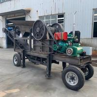 Broyeur à mâchoires Mobile Mobile, w, pour petit appareil Diesel, à vendre