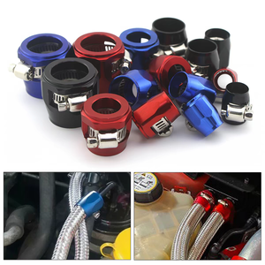 Collier <span class=keywords><strong>de</strong></span> serrage pour tuyau <span class=keywords><strong>de</strong></span> carburant 4/6/8/10/12 pouces en aluminium anodisé, embout <span class=keywords><strong>de</strong></span> tuyau flexible, accessoire adaptateur <span class=keywords><strong>de</strong></span> raccordement - Product Image 6