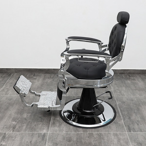 Chaise de coiffeur Horishi Oil Head, grande chaise en métal pour hommes avec fonctions de levage, de rotation et de inclinaison pour la permanente et la <span class=keywords><strong>coloration</strong></span> - Product Image 3
