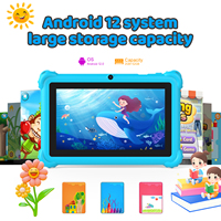 Tablette Enfants 2024 7 Pouces Android 12.0 4 Go RAM 32 Go ROM, Tablette Éducative pour Enfants