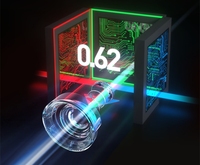 Projecteur intelligent laser couleur pleine résolution True Color 3LCD avec puce large de 0,62 pouce, résolution native 1080P, Eps sur EF-15B (EF 21), projecteur domestique