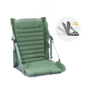 Ultraligero inflar al aire libre Camping senderismo pesca dormir Mat Pad Lounge plegable columpio sillas de aire