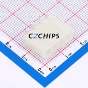 5569-4AWM Wire-to-Board Pin Header Bent Lead Through Hole,P=4.2mm Connector 1x4P 4.2mm Right Angle Insert 4P - Product Image 1