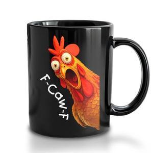 Mug à café en céramique, design de coq, passe au micro-ondes, style campagnard, tasse cadeau - Product Image 6