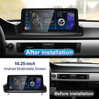 Nuevo Sistema Android UI ID6 ID7 ID8 Inalámbrico Carplay AUTO para BMW Serie 3 E90 E91 E92 E93 Reproductores de Video para Auto con GPS NAVI
