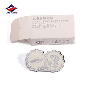 เข็มกลัดโลหะชุบทองคำขาว ตราสัญลักษณ์สั่งทำ <span class=keywords><strong>ราคา</strong></span>โรงงาน 20 <span class=keywords><strong>ป</strong></span>ี ผลิตจากเหล็กผสมสังกะสีเคลือบแข็งและเคลือบนิ่ม - Product Image 2