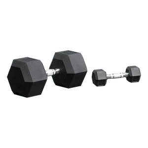 Mancuerna Hexagonal Ajustable de Acero Sólido QLI QDS016, Equipo de Gimnasio con Peso Libre de Goma, Proveedor OEM Directo de Fábrica en Vietnam B2B - Product Image 1