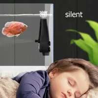 Mini-filtre à huile électrique automatique 3W avec ventouse pour aquarium et bassin à poissons