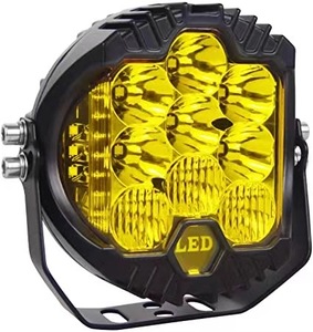 Foco reflector de 14 cm, 5 pulgadas, 50W, <span class=keywords><strong>Combo</strong></span> IP67 DC 10-30V, color amarillo ámbar, luz LED de trabajo, venta directa de fábrica - Product Image 2