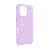 2025 mode mignon Silicone coque de téléphone avec bricolage 3d trou coque de téléphone pour coque de téléphone breloques pour iPhone 16 Pro Max tous les modèles