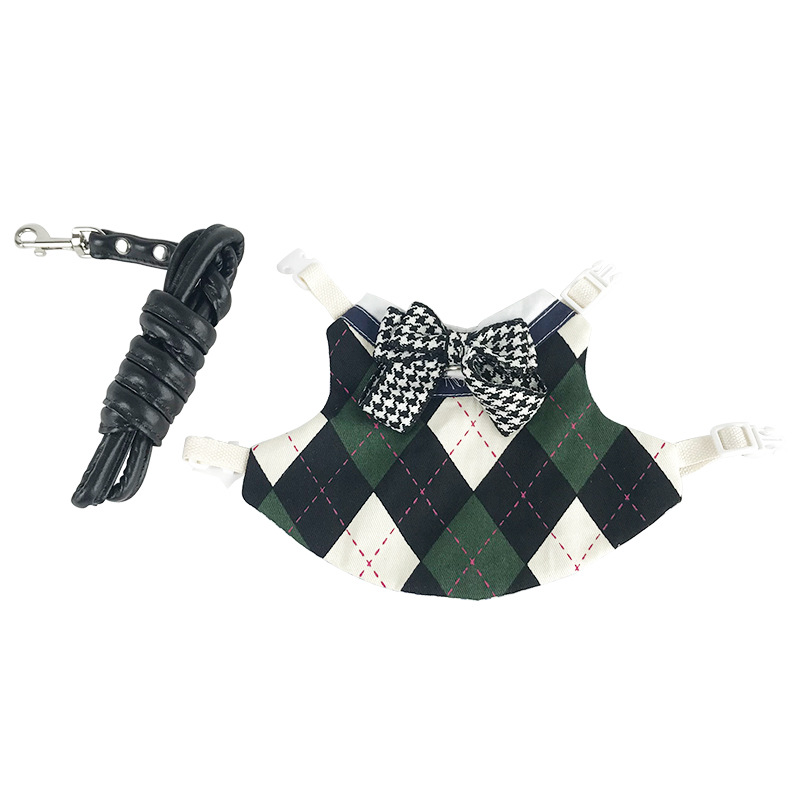Vestiti da coniglio stile papillon verde