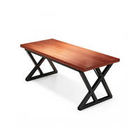 Ensemble table et chaises en bois de haute qualité - Design multi-usages pour hôtels, centres commerciaux, supermarchés