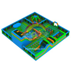 Grand parc à thème de trampoline de château gonflable d'intérieur de haute qualité personnalisé pour la location - Product Image 3