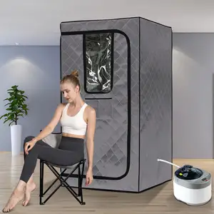 Home Spa Mini Sauna personale portatile Full Size pieghevole Sauna a vapore portatile