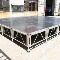 Scène en aluminium réglable en hauteur, plateforme portable pour DJ, podium pour événements