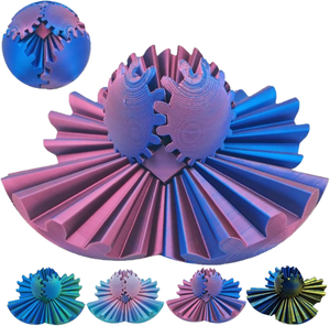 New Arrival Fidget Spinner <b>Gear</b> Ball - 3D Printed Stress Relief Cube <b>Toy</b> Relax Anytime with Interactive Rotation - Product Image 1