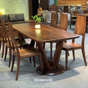 แผ่นโต๊ะอาหารแบบแข็งพร้อมฐานและขาสำหรับร้านอาหาร/ห้องรับประทานอาหารผลิตจากโรงงานเวียดนาม WhatsApp + 84 - Product Image 4